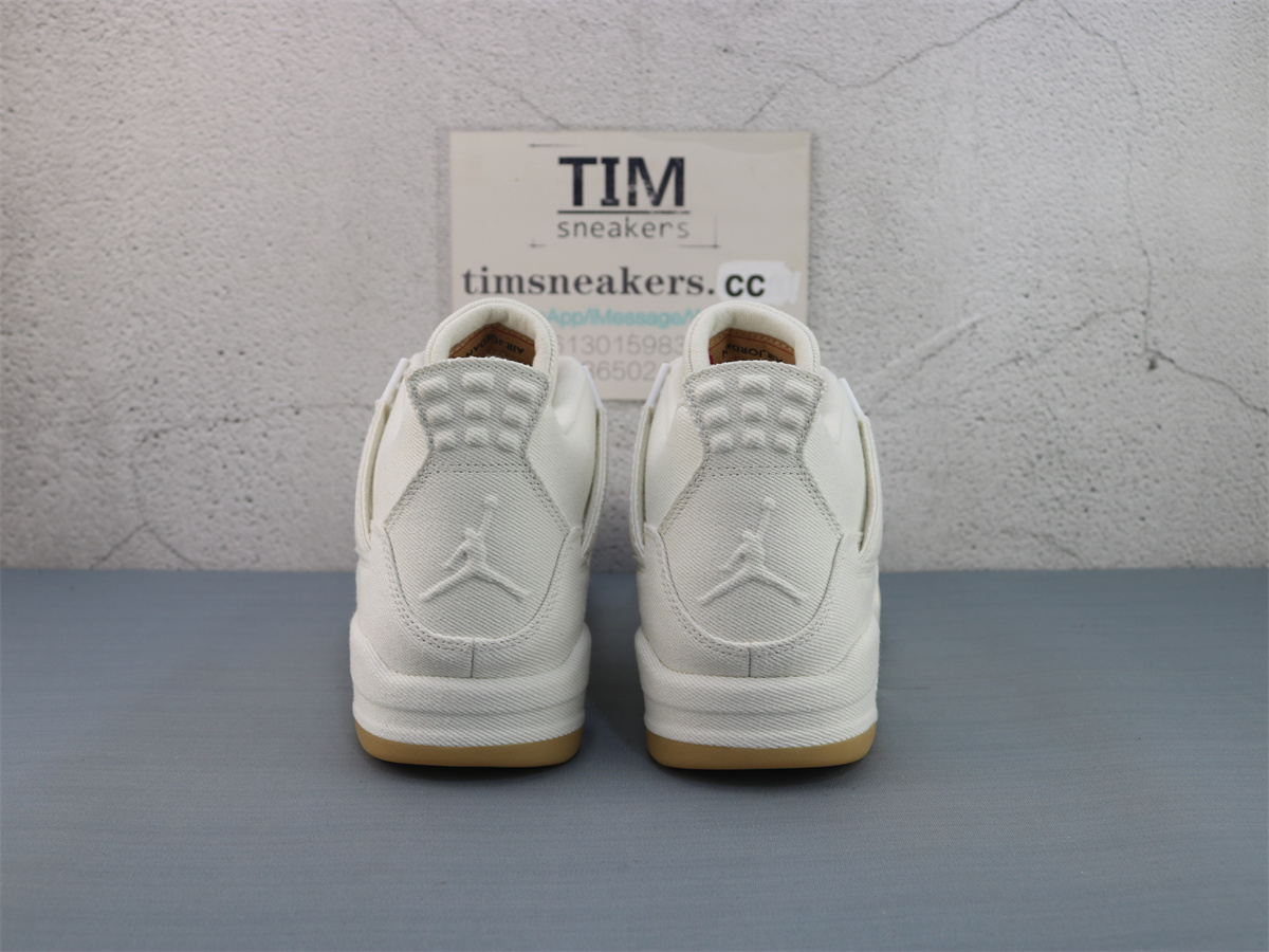 GX Batch Air Jordan 4 Retro Levis White AO2571-100